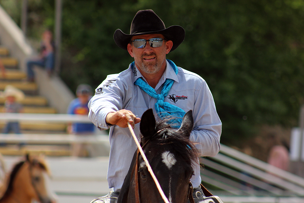 Jason Bottoms has been recognized as one of the best pickup men in ProRodeo and is a fixture at Cattlemen's Days in Gunnison, Colorado. There will be several top rodeo personnel in Gunnison for the rodeo this July.