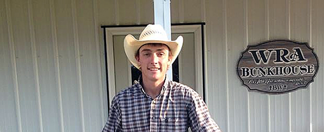 Riley Wakefield, a senior at Northwestern Oklahoma State University from O'Neill, Neb., won the all-around and tie-down roping titles this past weekend at the Northwestern rodeo in Alva. He also placed in a tie for second place in steer wrestling, and the Northwestern men won the team title.