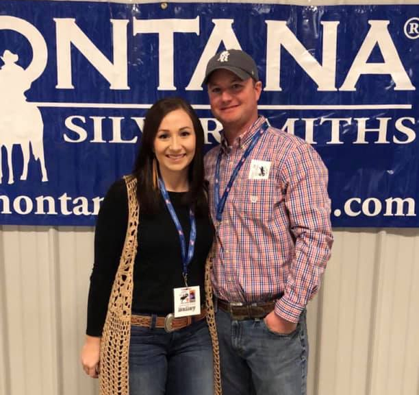 Bailey Akers, left, and Carson Kane are new volunteers on the Guymon Pioneer Days Rodeo committee, and they are part of a busy crew planning this year's rodeo. They're also planning their June wedding. (COURTESY PHOTO)