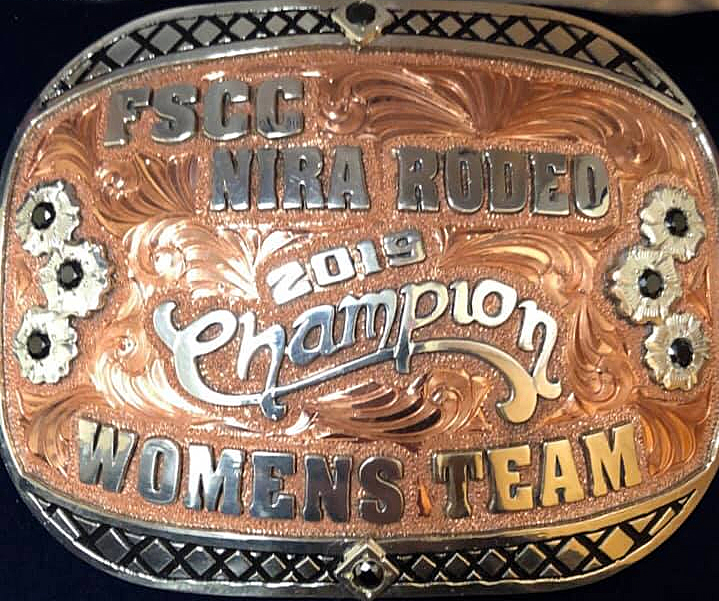 Northwestern Oklahoma State University won the women's title this past weekend at the Fort Scott (Kansas) Community College Rodeo.