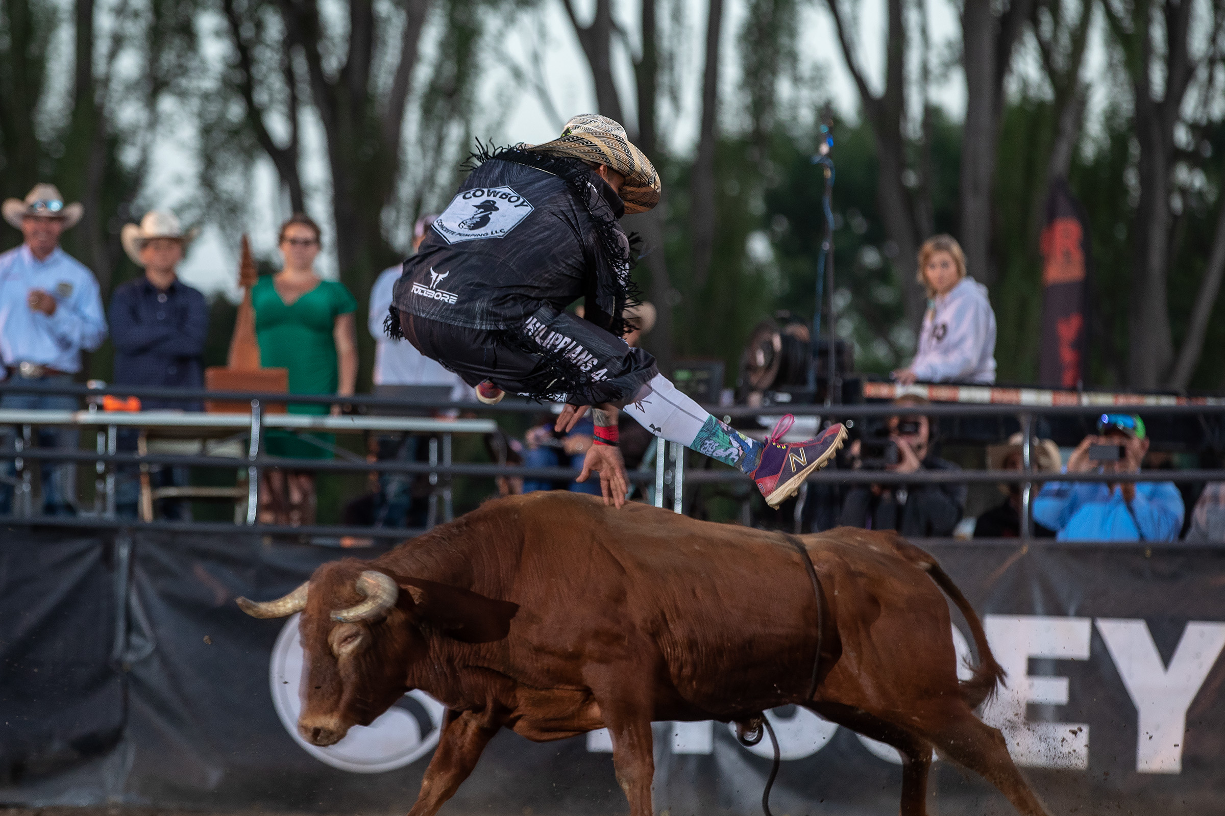 Andres "Sasquatch" Gonzalez leaped into the No. 5 position in the Bullfighters Only Pendleton Whisky World Standings after winning the Sequoia Cup in Fortuna, California. (PHOTO BY TODD BREWER)