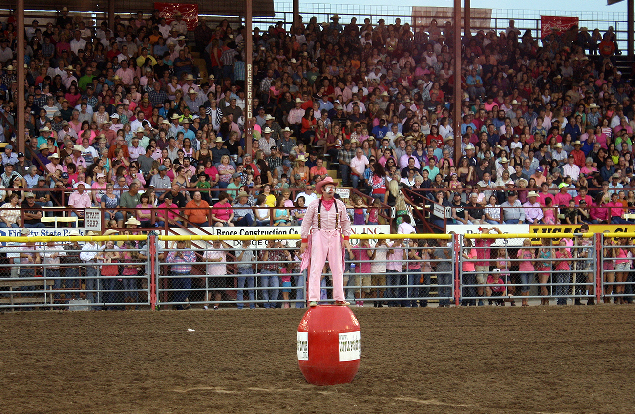 Dale "Gizmo" McCracken will be presenting his brand of funny to the large crowds at the Austin County Fair's Rodeo, set for Oct. 10-12 in Bellville, Texas.