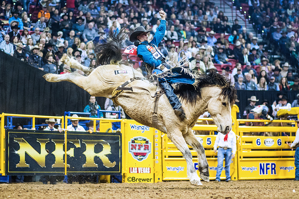 Orin Larsen will ride at the National Finals Rodeo for the fifth time after earning more than $173,000 this year in ProRodeo. He's coming off his first Canadian bareback riding title and is loaded with confidence. (PHOTO BY TODD BREWER)