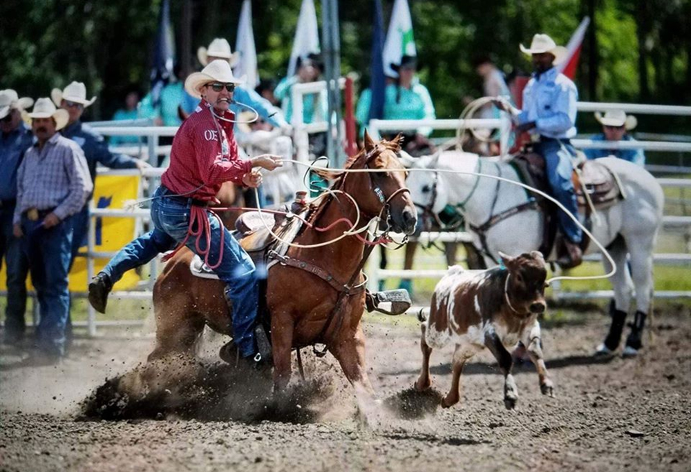 Tuf Cooper has qualified for the National Finals 14 times in his career. He is in the race to win both the tie-down roping and all-around world titles this year. (COURTESY PHOTO)