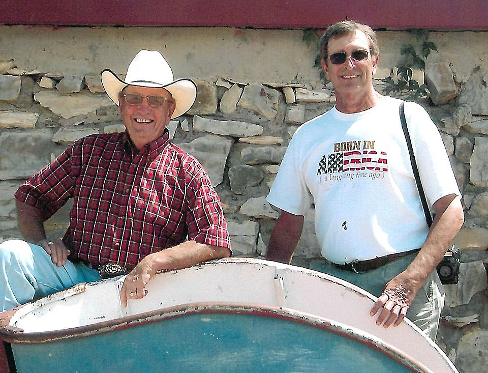 Hadley Barrett and Lecile Harris were not only good friends, but they were ProRodeo Hall of Fame inductees and were amazing when teamed together. (PHOTO FROM THE LECILE HARRIS FACEBOOK PAGE)