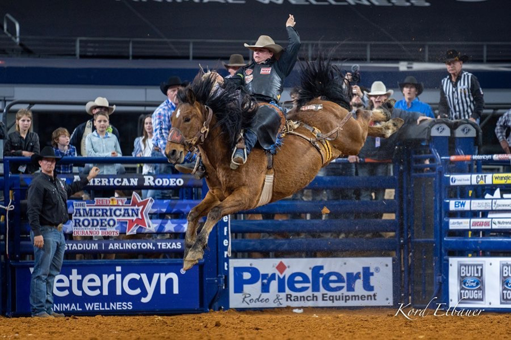 Wyatt Casper won a boatload of money at The American in March, but he was so successful the rest of the season he still would be in contention for the world title at his first National Finals Rodeo. (PHOTO BY KORD ETBAUER)